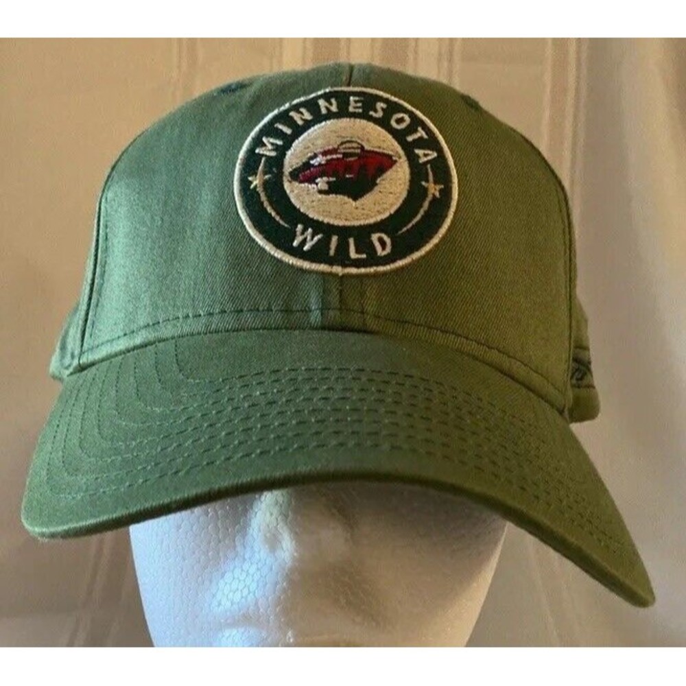 Minnesota Wild Reebok Strapback Hat Face Off Headwear NHL Hockey